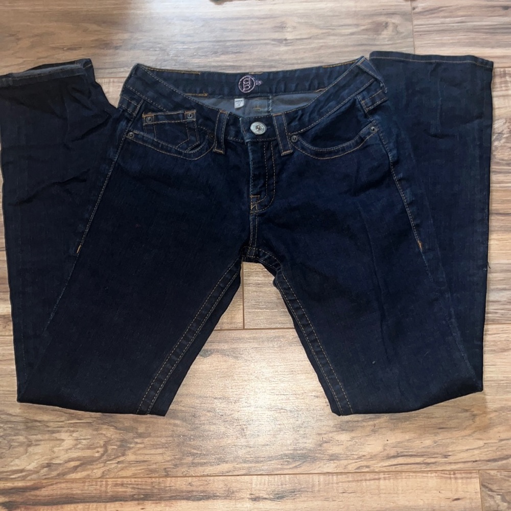 bebe dark blue jeans